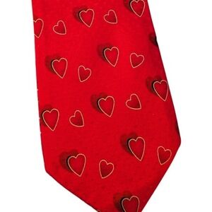 Valentine's‎ Day Ties Mens Heart Necktie Reversable Snowman Holiday Tie